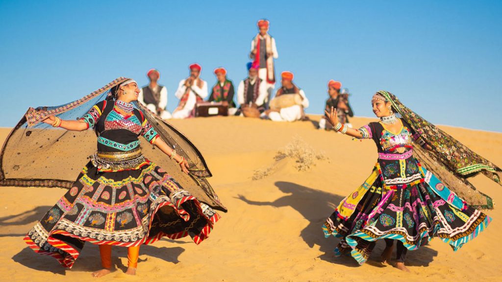 rajasthani traditional dance in jaisalmer | best taxi services in udaipur